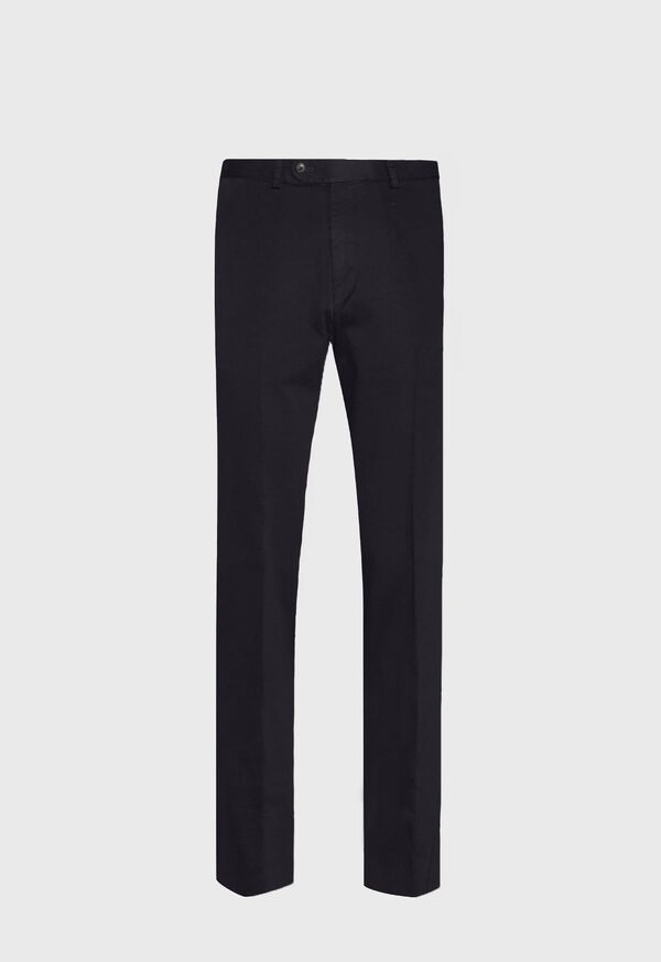 Paul Stuart Blue Cotton Stretch Twill Pant, image 1
