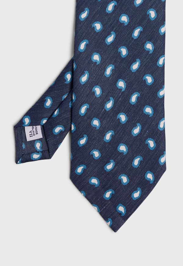 Paul Stuart Tossed Framed Paisley Tie, image 1