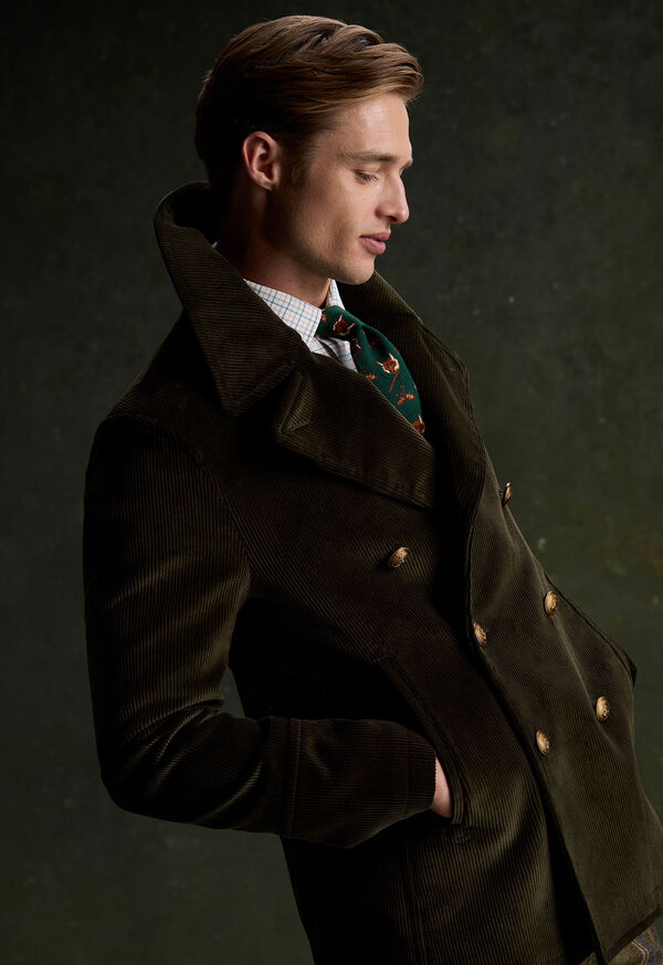 Paul Stuart Corduroy Peacoat, image 2