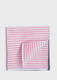Paul Stuart Wide Bengal Stripe Pocket Square, thumbnail 1