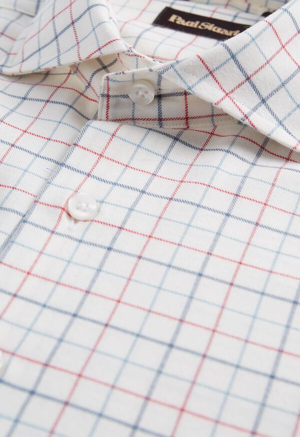 Paul Stuart Three Color Tattersall Sport Shirt, image 3