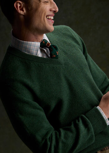 Paul Stuart Classic Cashmere V-Neck Sweater