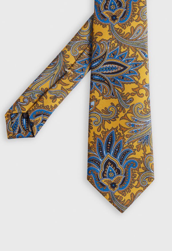 Paul Stuart Printed Silk Paisley Tie, image 1