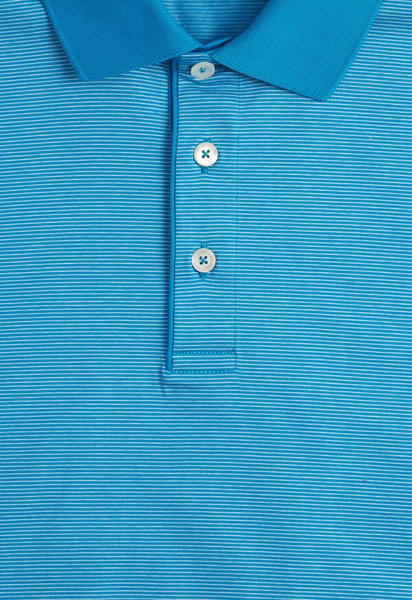 Paul Stuart Mercerized Cotton Bi-Color Stripe Polo, image 3