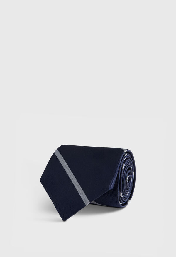 Paul Stuart Woven Silk Regimental Stripe Tie, image 1
