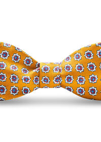 Paul Stuart Silk Square Medallion Bow Tie, thumbnail 1