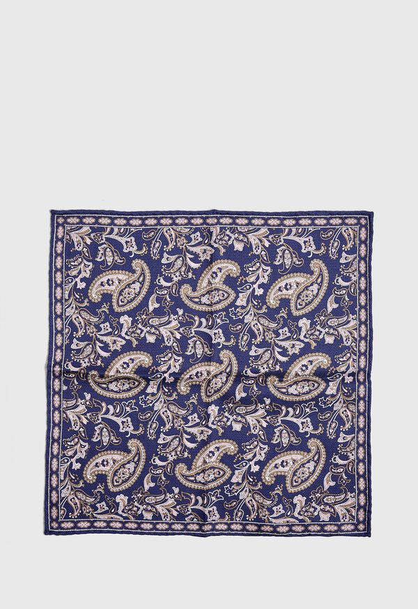 Paul Stuart Reversible Paisley Pocket Square, image 2
