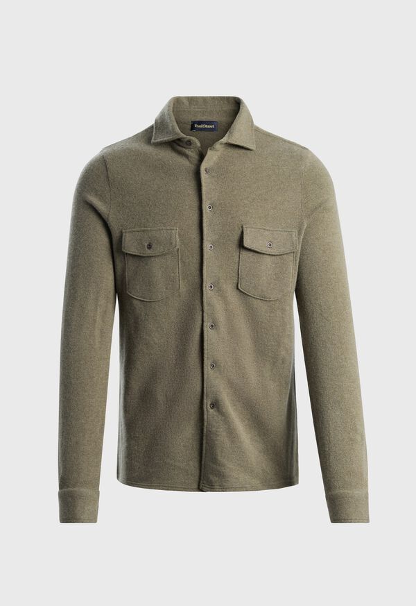 Paul Stuart Wool & Cashmere Knitted Shirt, image 1