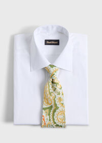 Paul Stuart Printed Linen Paisley Tie, thumbnail 2