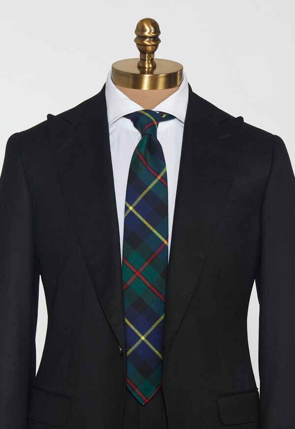 Paul Stuart Tartan Wool Tie, image 2