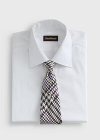 Paul Stuart Woven Silk Glen Plaid Tie, thumbnail 2