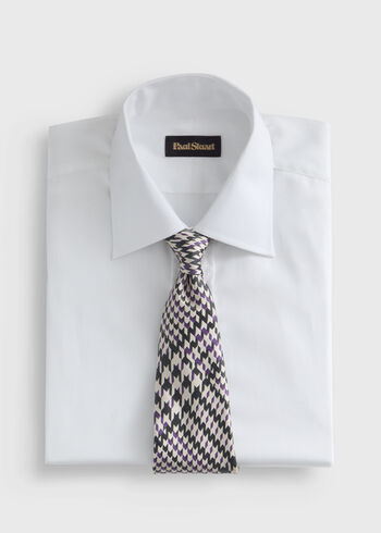 Paul Stuart Woven Silk Glen Plaid Tie
