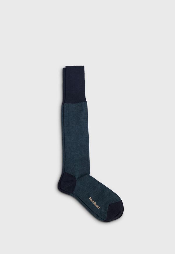 Paul Stuart Wool Micro Oxford Sock, image 1