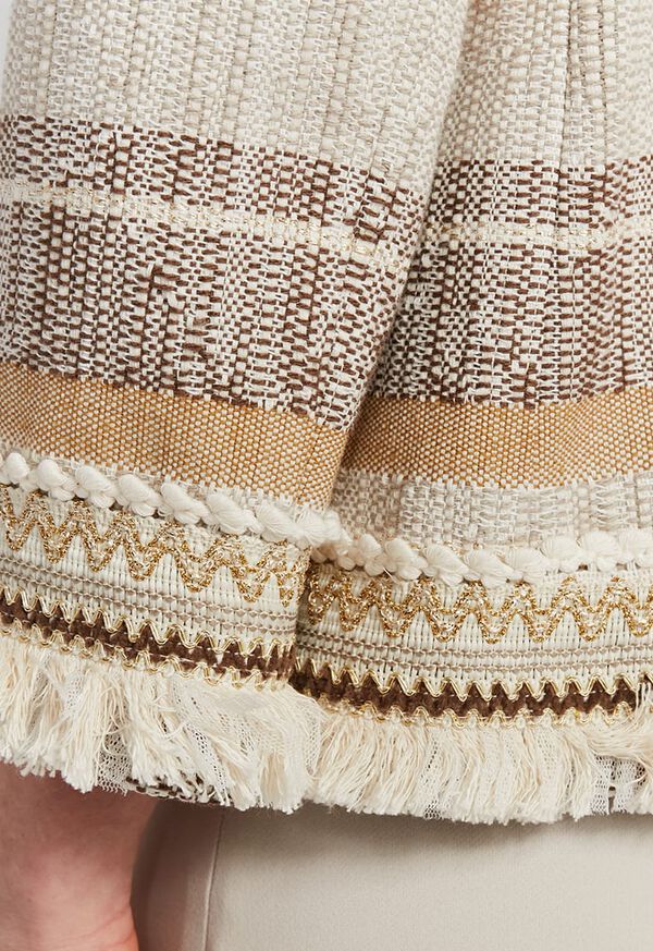 Paul Stuart Fringe Stripe Cotton Jacket, image 4