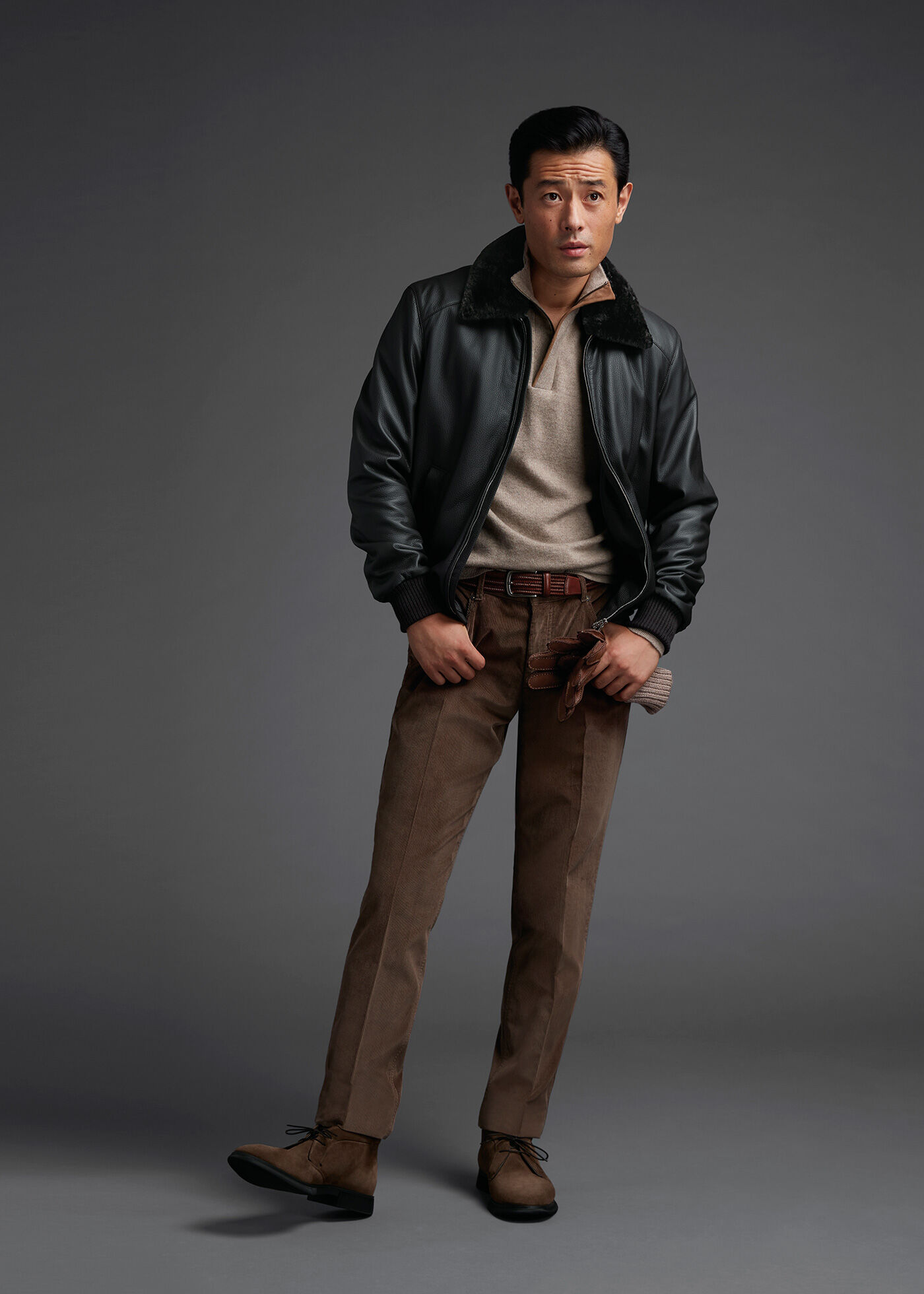 Deerskin Bomber Jacket
