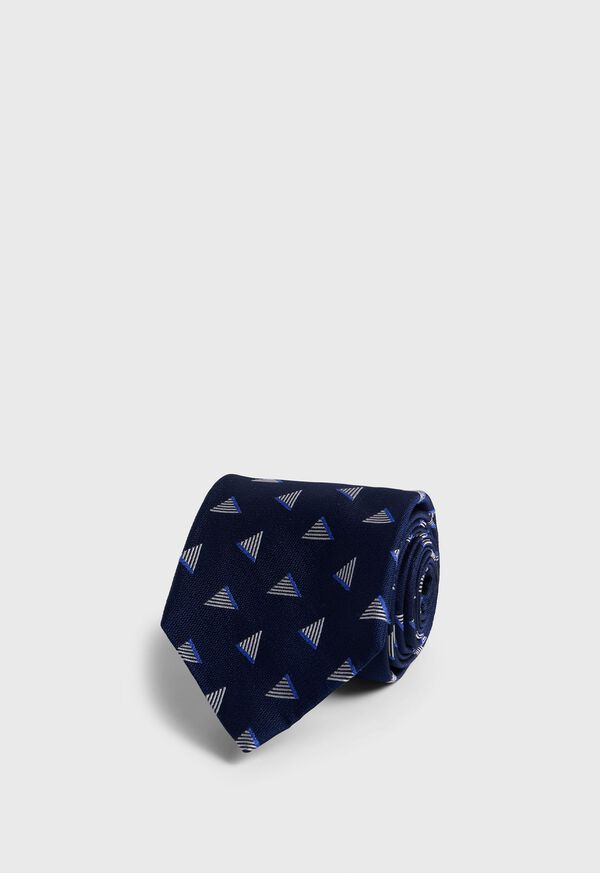 Paul Stuart Woven Silk Diamond Deco Tie