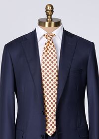 Paul Stuart Madder Silk Hexagon Print Tie, thumbnail 2