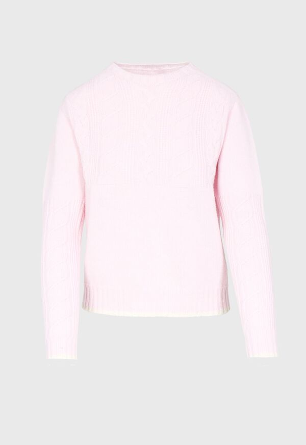 Paul Stuart Half Cable Crewneck Sweater, image 1