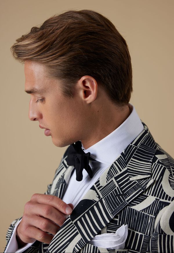 Paul Stuart Block Print Dinner Jacket Look, image 1