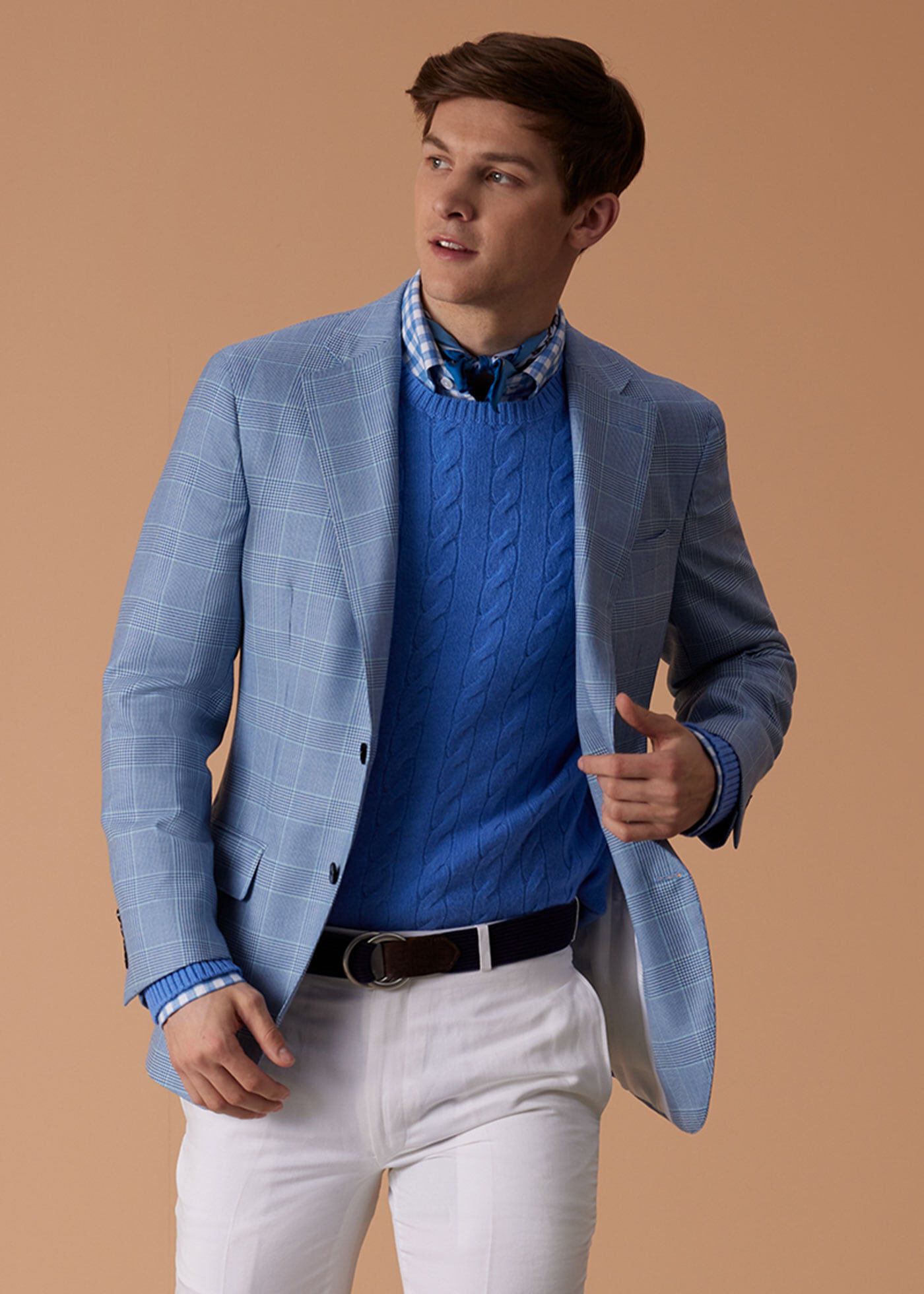Mens sweater sport coat sales