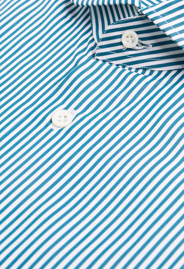 Paul Stuart Stripe Round Collar Dress Shirt, image 2