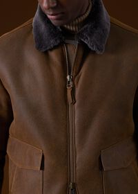 Paul Stuart Rugged Shearling Jacket, thumbnail 2