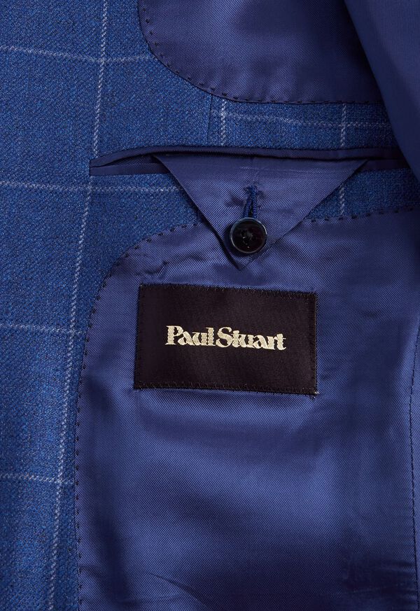 Paul Stuart Silk & Wool Windowpane Jacket, image 3