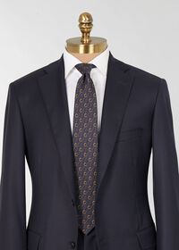 Paul Stuart Printed Silk Belts and Bits Tie, thumbnail 2