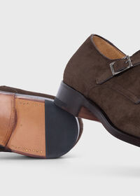 Paul Stuart Samson Suede Double Monk Strap, thumbnail 4