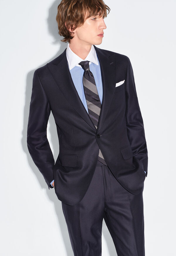 Paul Stuart White Contrast Collar Dress Shirt, image 2