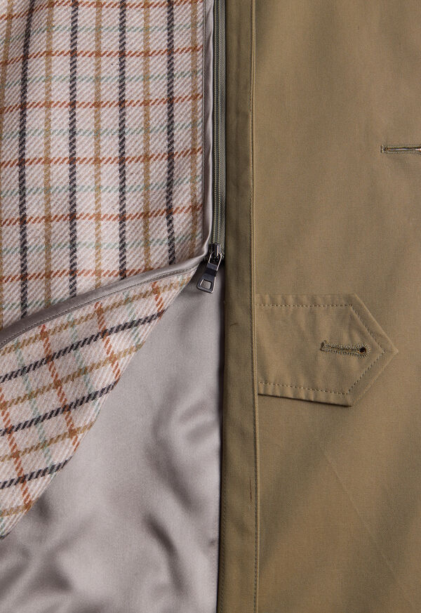 Paul Stuart Double Breasted Raincoat, image 4
