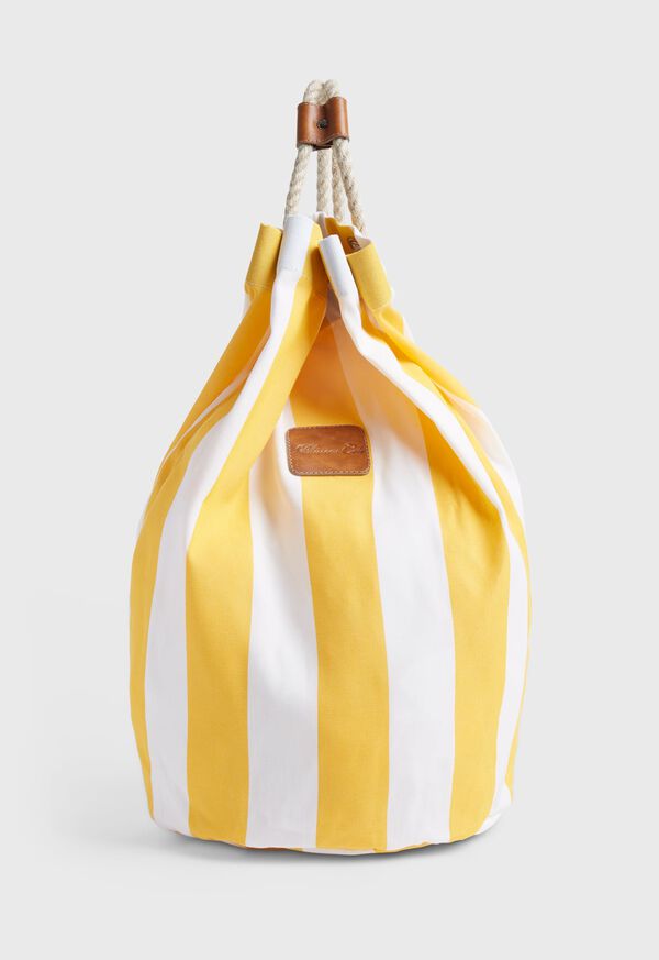 Paul Stuart Two Tone Stripe Canvas Sailor Bag, image 1