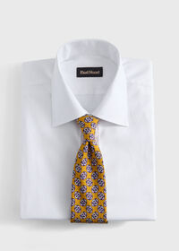 Paul Stuart Large Medallion Print Silk Tie, thumbnail 2