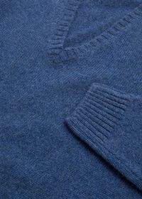 Paul Stuart Shetland Wool V-Neck Sweater, thumbnail 7