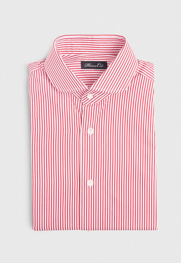 Paul Stuart Stripe Round Collar Dress Shirt, image 3