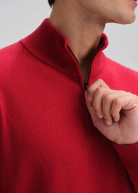 Paul Stuart Essential Cashmere Quarter Zip Sweater, thumbnail 6