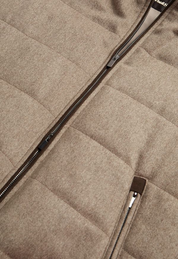 Paul Stuart Cashmere Vest with Jersey Knit Sides, image 3