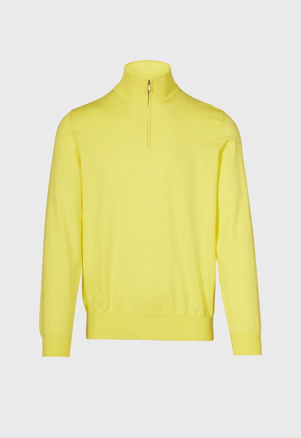 Paul Stuart Cotton Zipneck Pullover, image 1