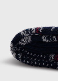 Paul Stuart Pine Tree & Snowflake Sock, thumbnail 2