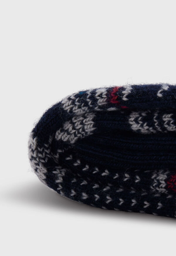 Paul Stuart Pine Tree & Snowflake Sock, image 2