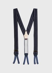 Paul Stuart Chalk Stripe Braces, thumbnail 1
