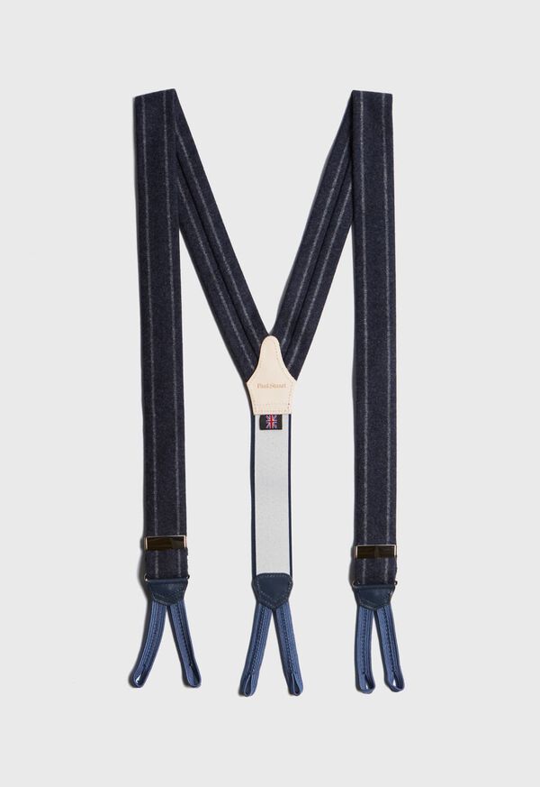 Paul Stuart Chalk Stripe Braces, image 1