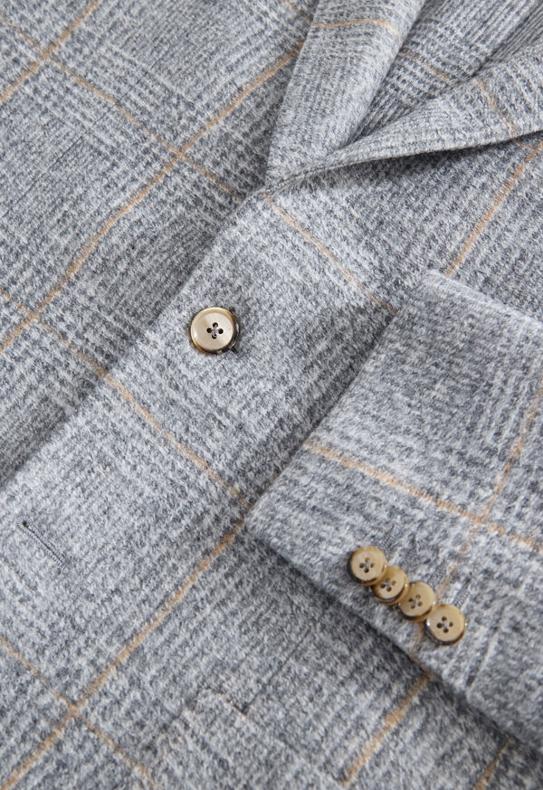 Paul Stuart Jersey Plaid Soft Jacket, image 3