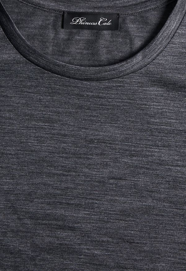 Paul Stuart Super 120s Wool Crewneck T-Shirt, image 2