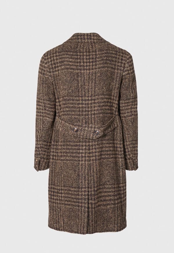 Paul Stuart Double Breasted Plaid Overcoat, image 4