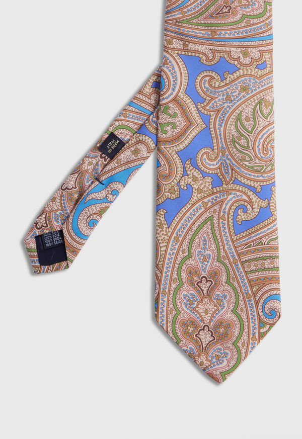 Paul Stuart Silk Paisley Tie, image 1