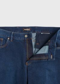 Paul Stuart Dark Blue Cotton Blend Jeans, thumbnail 2