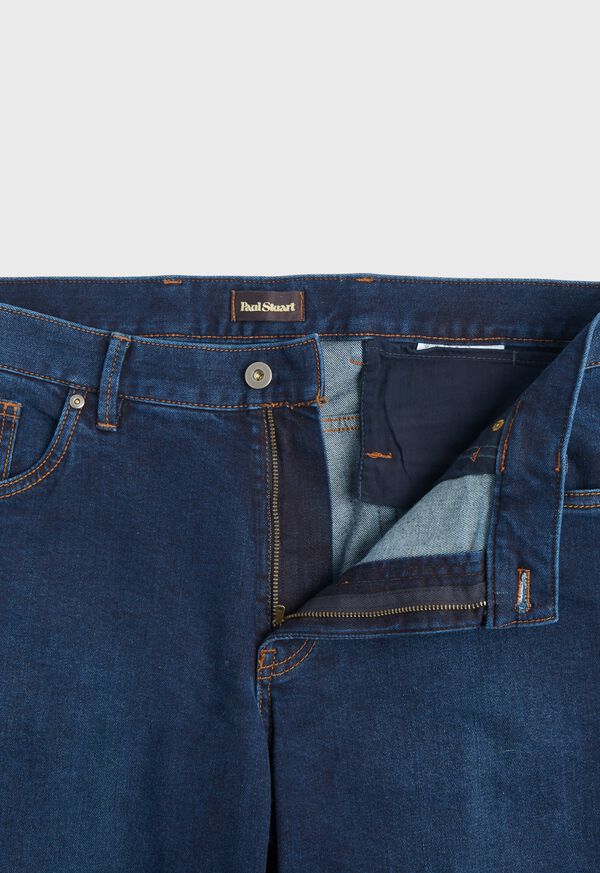 Paul Stuart Dark Blue Cotton Blend Jeans, image 2