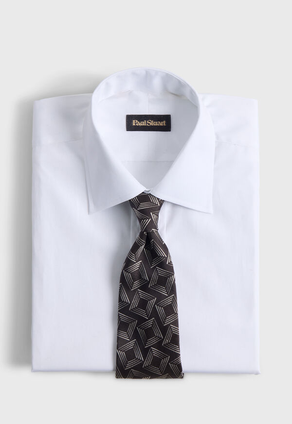 Paul Stuart Woven Silk Tossed Square Tie, image 2