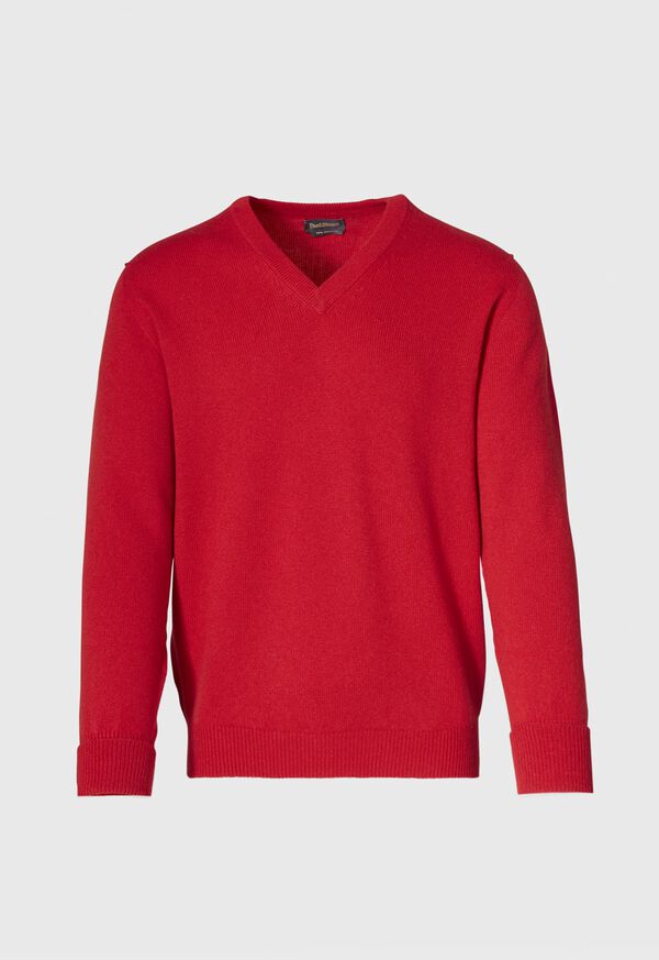 Paul Stuart Classic Cashmere V-Neck Sweater, image 1